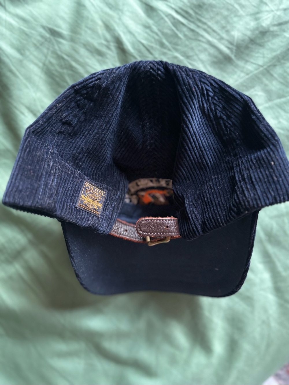 Polo by Ralph Lauren Corduroy hat in Navy - Picture 5 of 8